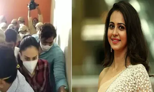 ఈడీ విచారణకు హాజరైన రకుల్ ప్రీత్ సింగ్