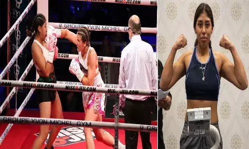 18 ఏళ్ల టీనేజ్‌ అమ్మాయి బాక్సింగ్ రింగ్ లో..!