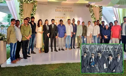 ఆకట్టుకుంటున్న రామ్చరణ్ - శంకర్ మూవీ ఫస్ట్ పోస్టర్