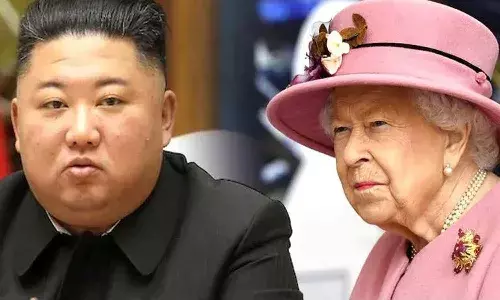 కిమ్ కు మెసేజ్‌ పంపిన క్వీన్ ఎలిజబెత్