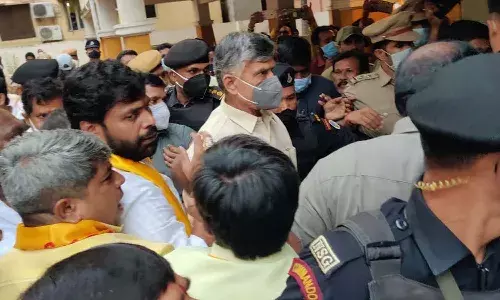 మంద కృష్ణ మాదిగను పరామర్శించిన చంద్రబాబు