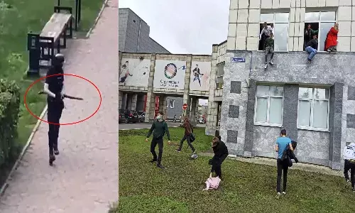 రష్యాలో కాల్పుల కలకలం.. 10మందికిపైగా మృతి