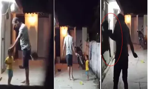 మూడేళ్ల కుమారైను చితకబాదిన తండ్రి.. మండిపడుతున్న నెటీజన్లు