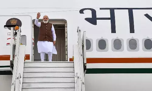 మోదీ అమెరికా ప్రయాణం.. ఏ రూట్ లో వెళ్లారంటే..