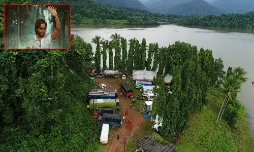 అద్భుతమైన లొకేషన్లో పుష్ప షూటింగ్.. ఫోటోలు వైరల్