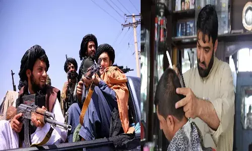 స్టైలిష్ హెయిర్ కటింగ్స్, క్లీన్ షేవ్ పై  నిషేదం..!