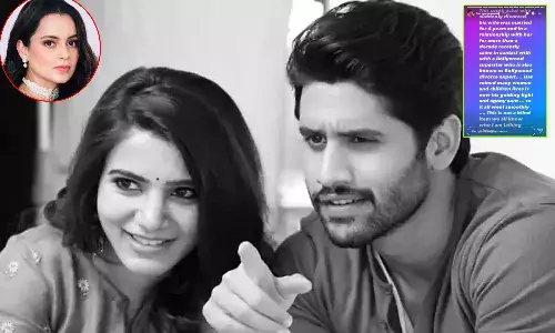 చై-సామ్ విడాకులకి కారణం అతడే.. కంగనా షాకింగ్ కామెంట్స్