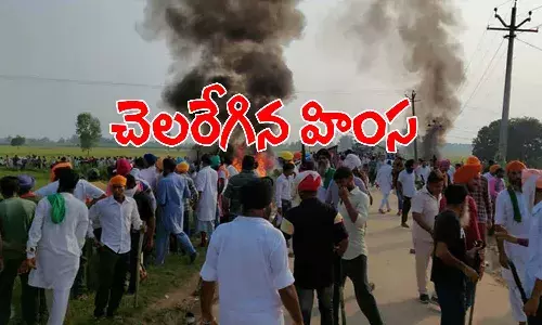 చెలరేగిన హింస.. రైతులపైకి దూసుకెళ్లిన కాన్వాయ్.. 8 మంది మృతి..!