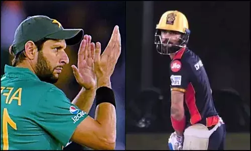 కోహ్లీ ప్రాక్టీస్ పై షాహిద్ అఫ్రీది ట్వీట్ చూశారా..?