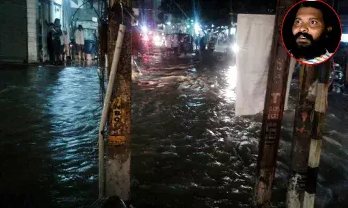 ల‌క్ జ‌గ‌దీష్‌.. నాలాలో ప‌డి సుర‌క్షితంగా