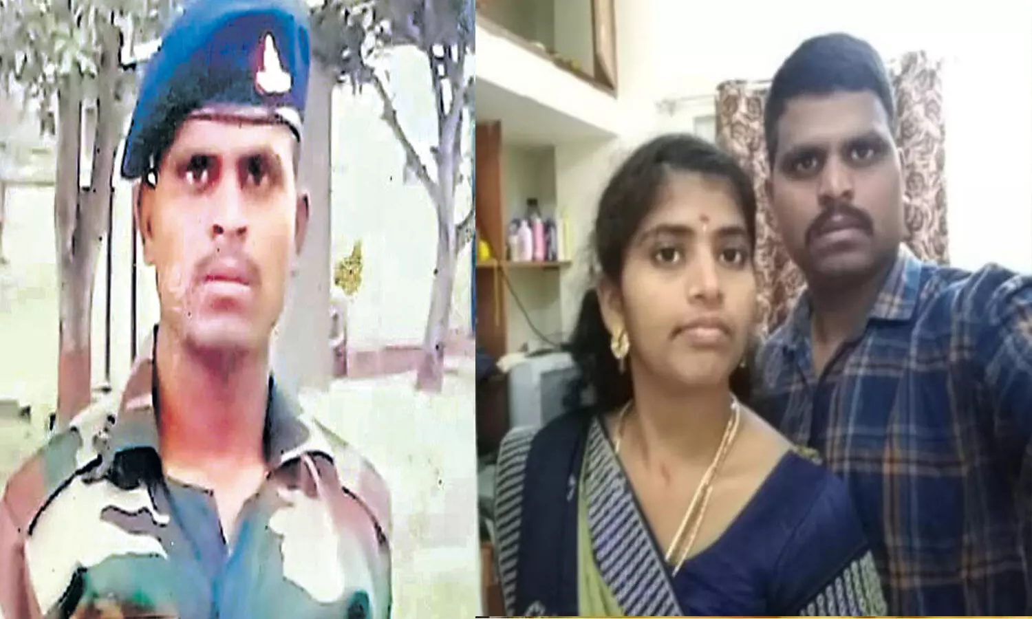 విషాదం.. ఇంటికి వ‌స్తూ జ‌వాను మృతి.. భార్య ఆత్మ‌హ‌త్యాయ‌త్నం