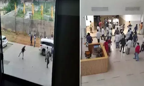 టీడీపీ కార్యాలయాలపై దాడి