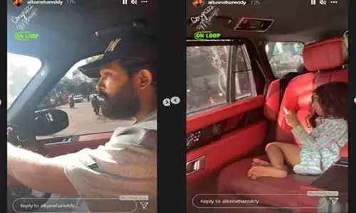 అల్లు అర్జున్ లాంగ్ డ్రైవ్.. వీడియో వైర‌ల్‌
