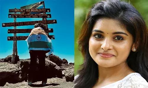 కిలిమంజారోను అధిరోహించిన నివేదా థామ‌స్‌