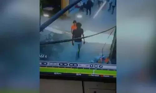 బాలికపై అత్యాచారం.. సీసీటీవీలో నిందితుడు