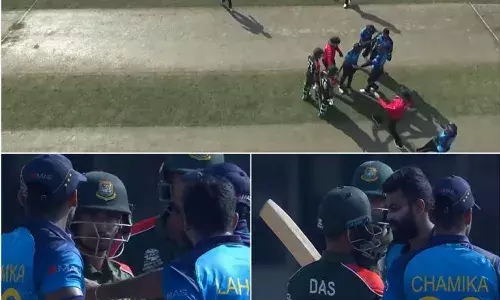 బంగ్లాదేశ్-శ్రీలంక‌.. ఆట‌గాళ్లు కొట్టుకున్నంత ప‌ని చేశారు