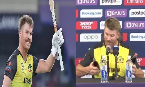 మరో దుమారానికి తెర తీయబోయిన వార్నర్.. మళ్లీ