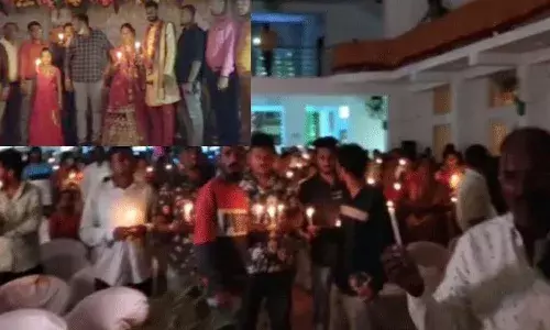 పెళ్లి మండపంలో పునీత్‌ రాజ్‌కుమార్‌కు ఘన నివాళి..!