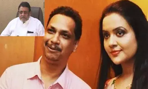 ఫడ్నవీస్ భార్యకు డ్రగ్స్తో సంబంధాలు: నవాబ్ మాలిక్