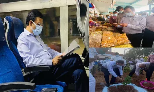 నల్గొండ, మిర్యాలగూడ ఆర్టీసీ డిపోల్లో సజ్జనార్ ఆకస్మిక తనిఖీలు