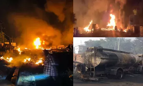 పశ్చిమాఫ్రికాలో ఘోర ప్రమాదం.. ఆయిల్‌ ట్యాంకర్‌ పేలి 91 మంది మృతి