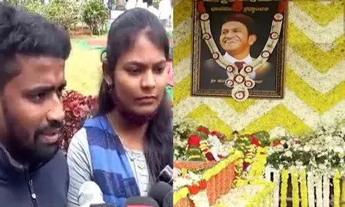 పునీత్ సమాధి ఎదుట పెళ్లి.. అడ్డుకున్న పోలీసులు