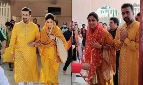 శిల్పాశెట్టి, రాజ్ కుంద్రా ఫోటోలు వైరల్.. బెయిల్పై రిలీజ్ అయ్యాక ఇదే తొలిసారి బయటకు రావడం