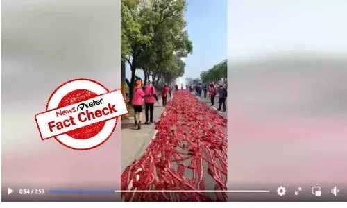 Fact Check : అమెరికాలో దీపావళి రోజున పెద్ద ఎత్తున టపాసులు కాల్చారా..?