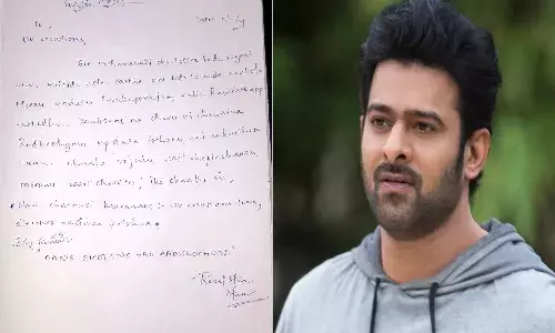 ప్రభాస్ అభిమాని సూసైడ్ నోట్ వైరల్.. నా చావుకు కారణం
