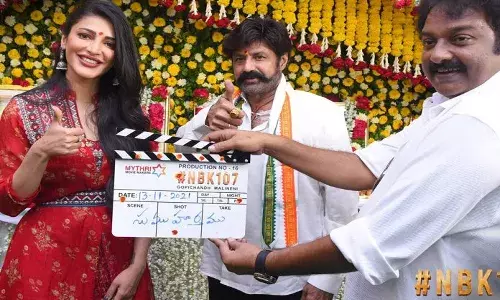 బాలయ్య 107వ చిత్ర షూటింగ్ ప్రారంభం