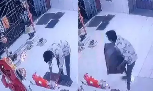 గుడిలో హుండీ దొంగతనానికి ముందు అతడు ఏమి చేశాడంటే..!