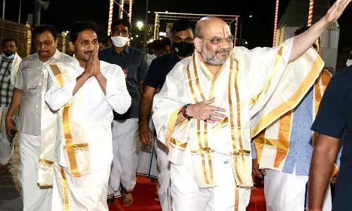 తిరుమల శ్రీవారి సేవలో కేంద్రమంత్రి అమిత్ షా, సీఎం జగన్