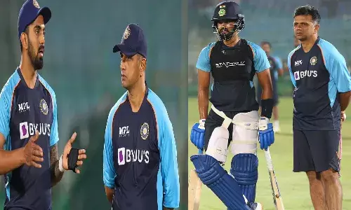 కొత్త బాధ్యతలు, కొత్త సవాళ్లు, కొత్త ప్రారంభం.. కోచ్గా ద్రావిడ్ తొలి రోజు