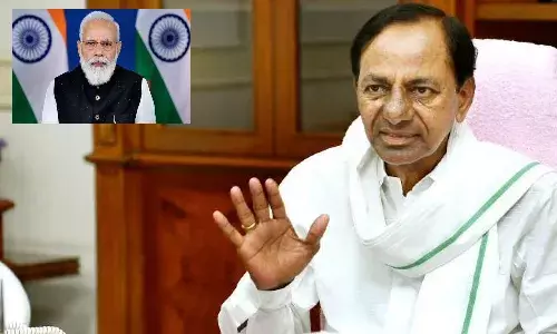ధాన్యం కొనుగోలుపై ప్రధాని మోదీకి సీఎం కేసీఆర్ లేఖ