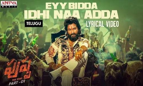 అల్లుఅర్జున్ ఫ్యాన్స్ కు మాస్ ఫీస్ట్.. ఏయ్ బిడ్డా ఇది నా అడ్డా పాట విడుదల
