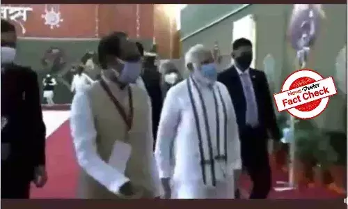FactCheck : మధ్య ప్రదేశ్ ముఖ్యమంత్రి శివరాజ్ సింగ్ చౌహాన్ ను ప్రధాని భద్రతా సిబ్బంది అడ్డుకుందా..?