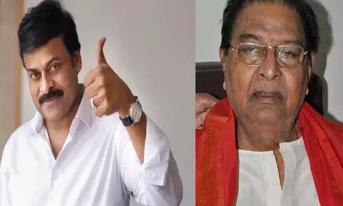 చిరంజీవి మాటలకు థంబ్స్అప్ సైగ చేసిన కైకాల.. ఆనందంతో