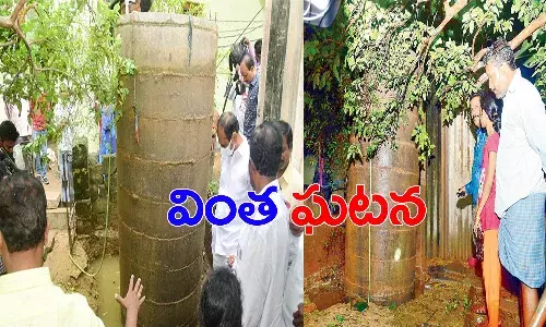 తిరుపతిలో వింత ఘటన.. చూసేందుకు ఎగబడుతున్న ప్రజలు