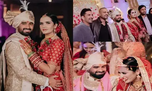 పెళ్లి చేసుకున్న క్రికెటర్ రాహుల్ తెవాటియా