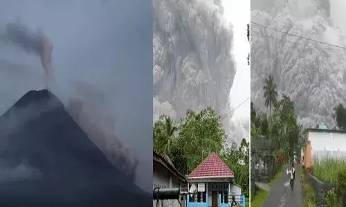 బద్దలైన అగ్నిపర్వతం.. 13 మంది దుర్మరణం