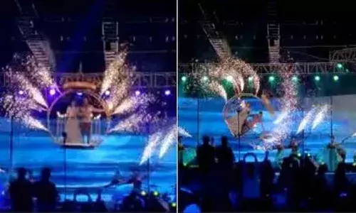పెళ్లి వేడుకలో ప్రమాదం.. ఊయల తెగి వధువరులకు గాయాలు