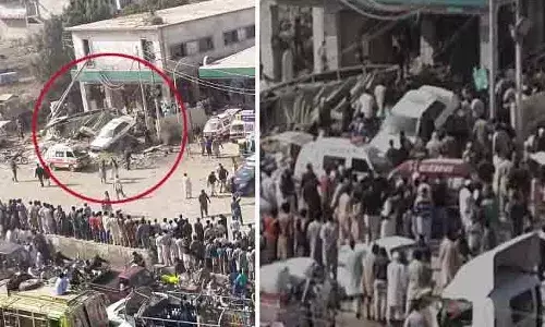 కరాచీలో భారీ పేలుడు.. 12 మంది మృతి