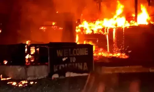 విశాఖ స్టీల్ప్లాంట్లో అగ్నిప్రమాదం