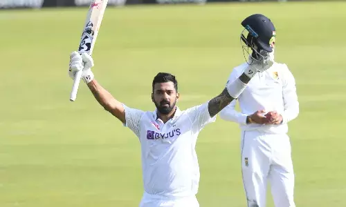 రాహుల్ రికార్డు శతకం.. భారీ స్కోర్ దిశగా భారత్
