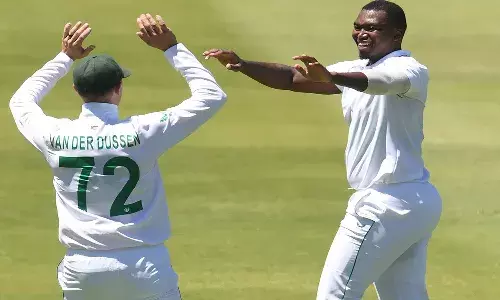 విజృంభించిన ప్రొటిస్ బౌల‌ర్లు.. టీమ్ఇండియా 327 ఆలౌట్‌.. తొలి వికెట్ కోల్పోయిన సౌతాఫ్రికా