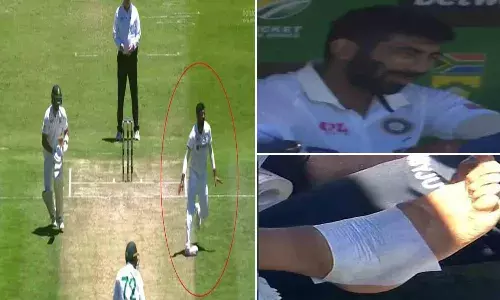 ఆందోళ‌న‌లో అభిమానులు.. గాయంతో మైదానం వీడిన జస్‌ప్రీత్ బుమ్రా