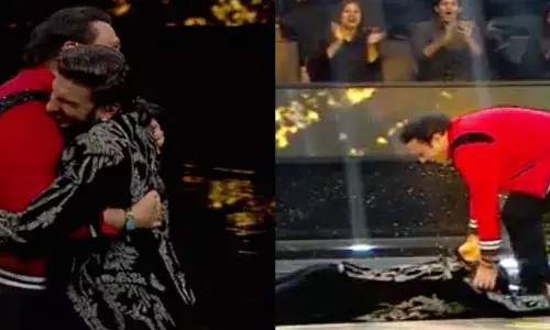 గోవిందా కాళ్ల మీద పడ్డ రణవీర్ సింగ్