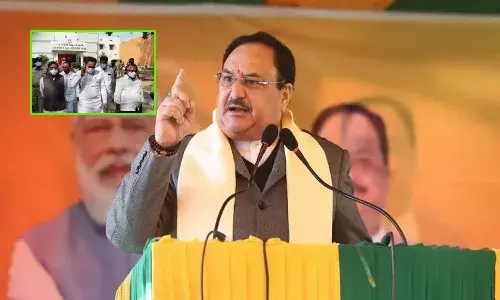 జేపీ నడ్డా ర్యాలీకి అనుమతి నిరాకరించిన పోలీసులు