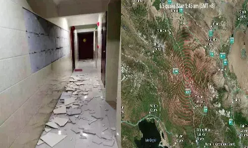 చైనాలో 6.9 తీవ్రతతో భారీ భూకంపం