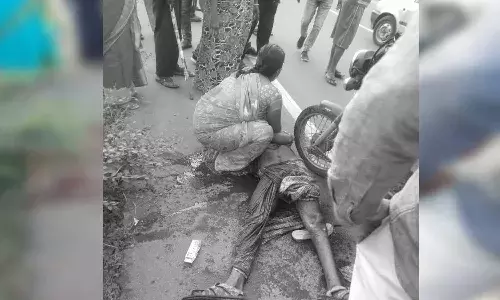 గాలిపటం మంజా.. గొంతు కోయడంతో భర్త మృతి.. భార్యకు గాయాలు